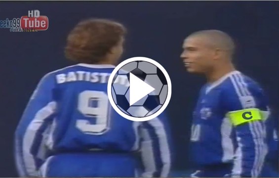 Dos animales juntos: Cuando Batistuta y Ronaldo jugaron para el mismo equipo
