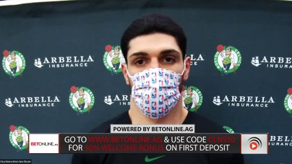 Enes Kanter Postgame Interview Celtics vs Thunder