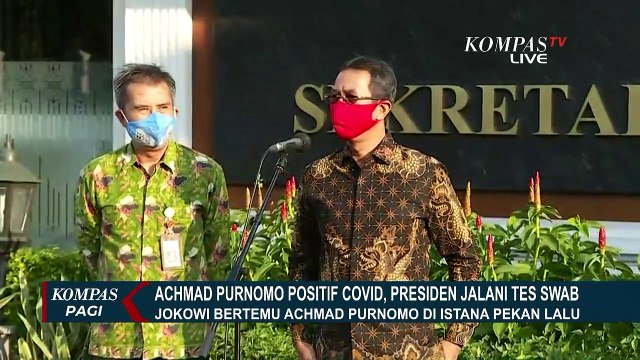 Sempat Bertemu Achmad Purnomo yang Positif Corona, Presiden Jokowi Jalani Tes Swab