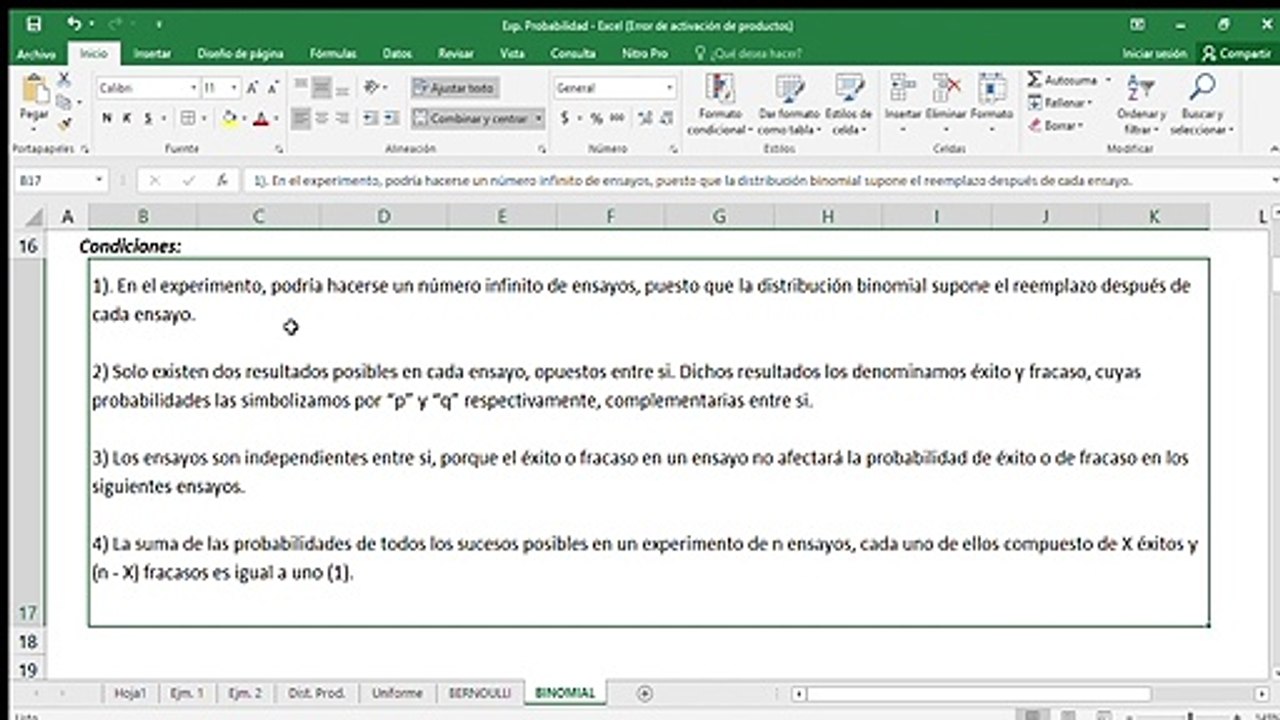 Distribución Binomial