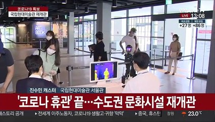 국립현대미술관 재개관…조심스럽게 예술 속으로