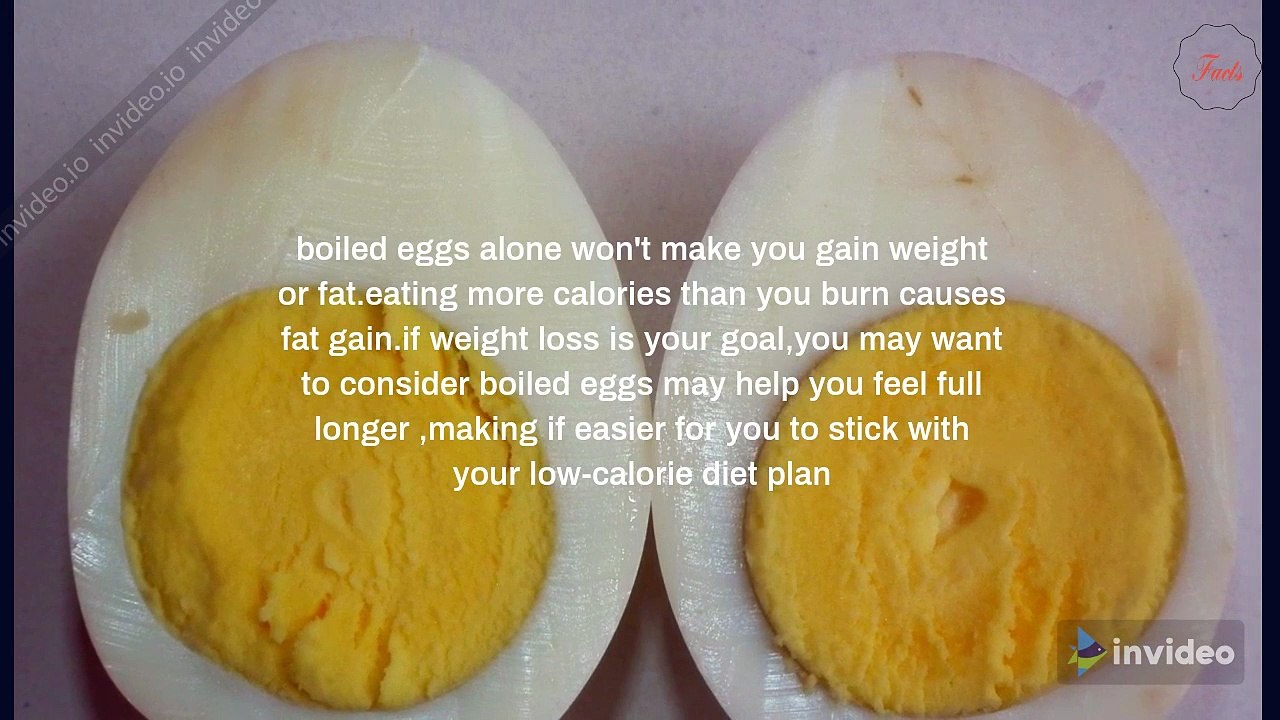does boiled egg increase weight