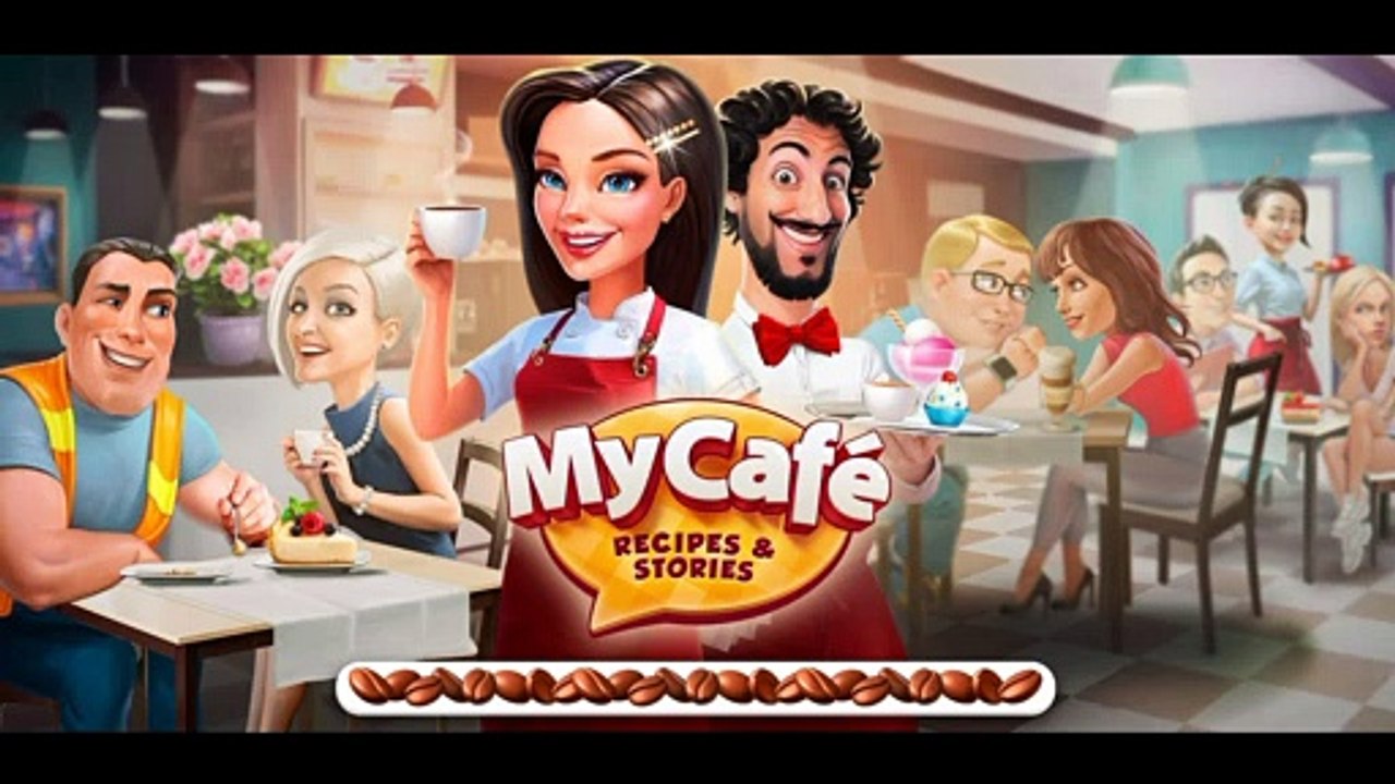 My Cafe Tutorial Level - Ann, Marry Ditt, Tea, Vanilla Ice Cream
