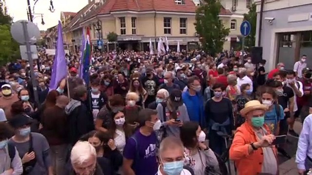 В Венгрии прошла акция в защиту независимости новостных СМИ