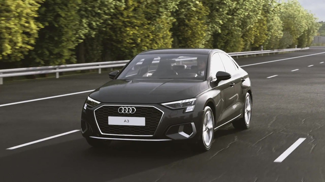 Audi A3 Limousine - Aerodynamik Animation