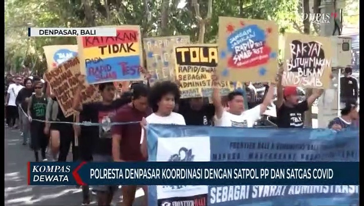 Pro Kontra Aksi Demo Tolak Rapid Dan Swab Tes