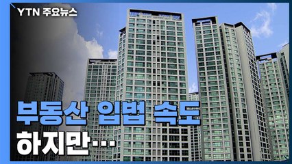 부동산 입법 속도내지만...시장은 여전히 '?' / YTN