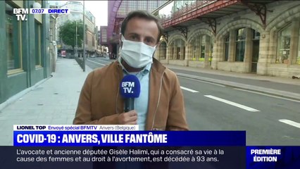 Covid-19: à Anvers, les rues de la ville sont de nouveau vides