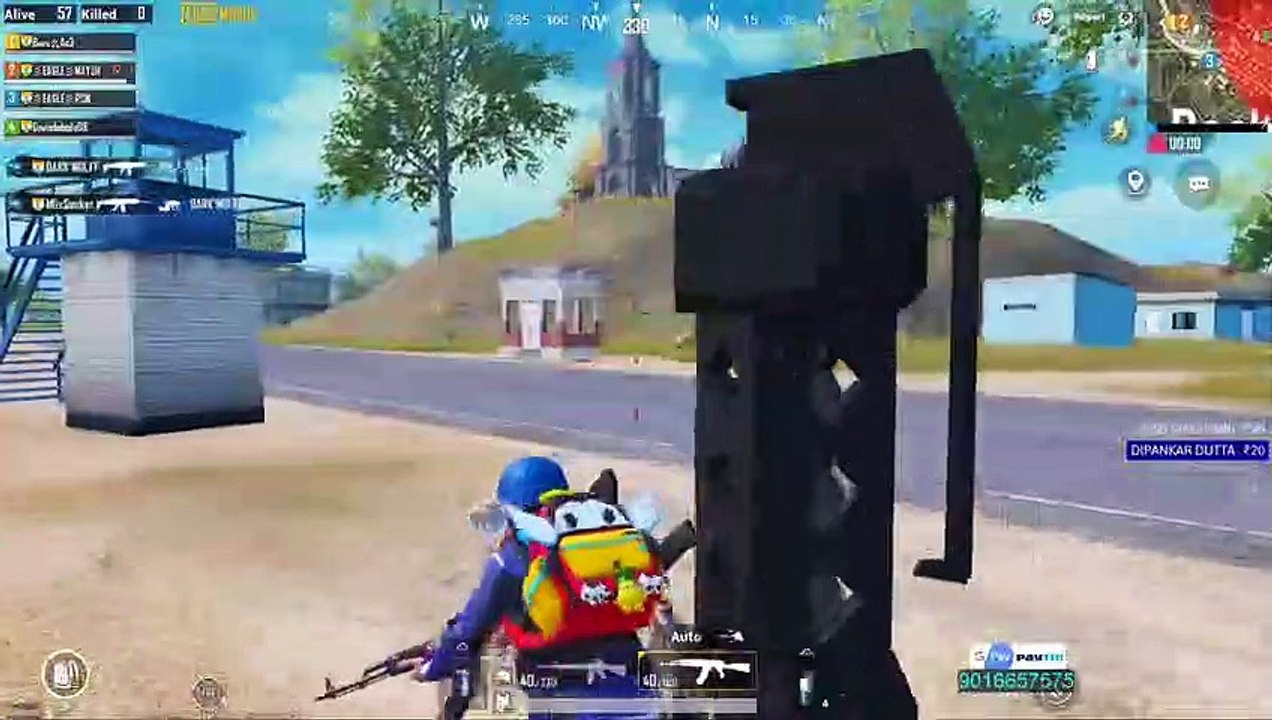 PUBG MOBILE - AMAZING SOLO VS SQUAD CLUTCH IN END ZONE INTENSE MATCH