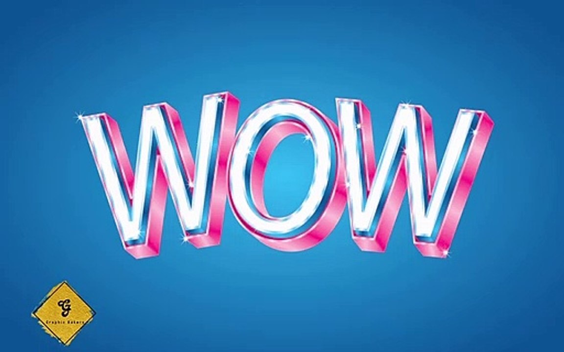 SHINING AND GLOWSY TYPOGRAPHY DESIGN IN ADOBE ILLUSTRATOR