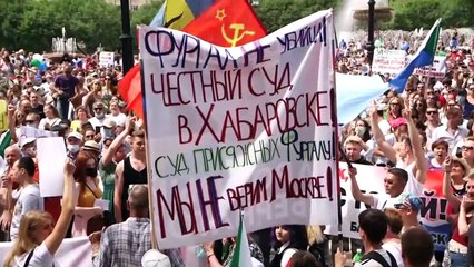 اندلاع احتجاجات مناهضة للكرملين في أقصى الشرق الروسي