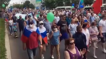 Russie : nouvelle manifestation anti-Kremlin après l'arrestation d'un gouverneur régional