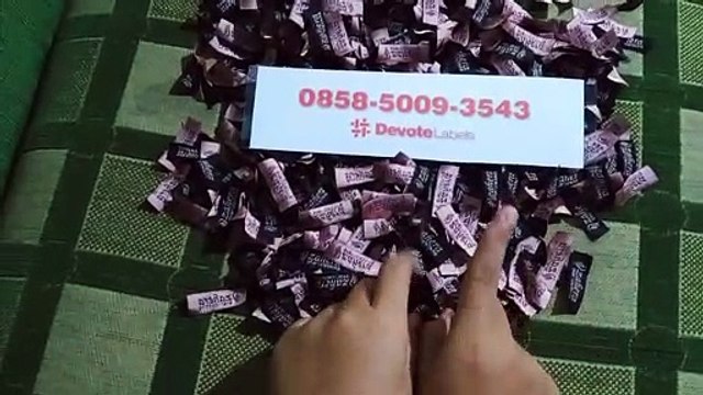 WA 0858-5009-3543 Contoh Label Pakaian, Bahan Label Baju, Buat Tag Baju