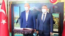 İçişleri Bakanı Süleyman Soylu güvenlik toplantısı için Adana’da