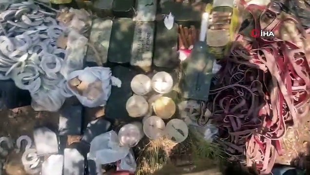 Pençe-Kaplan Operasyonu’nda Terör Örgütü PKK’ya ait çok sayıda silah ve mühimmat ele geçirildi