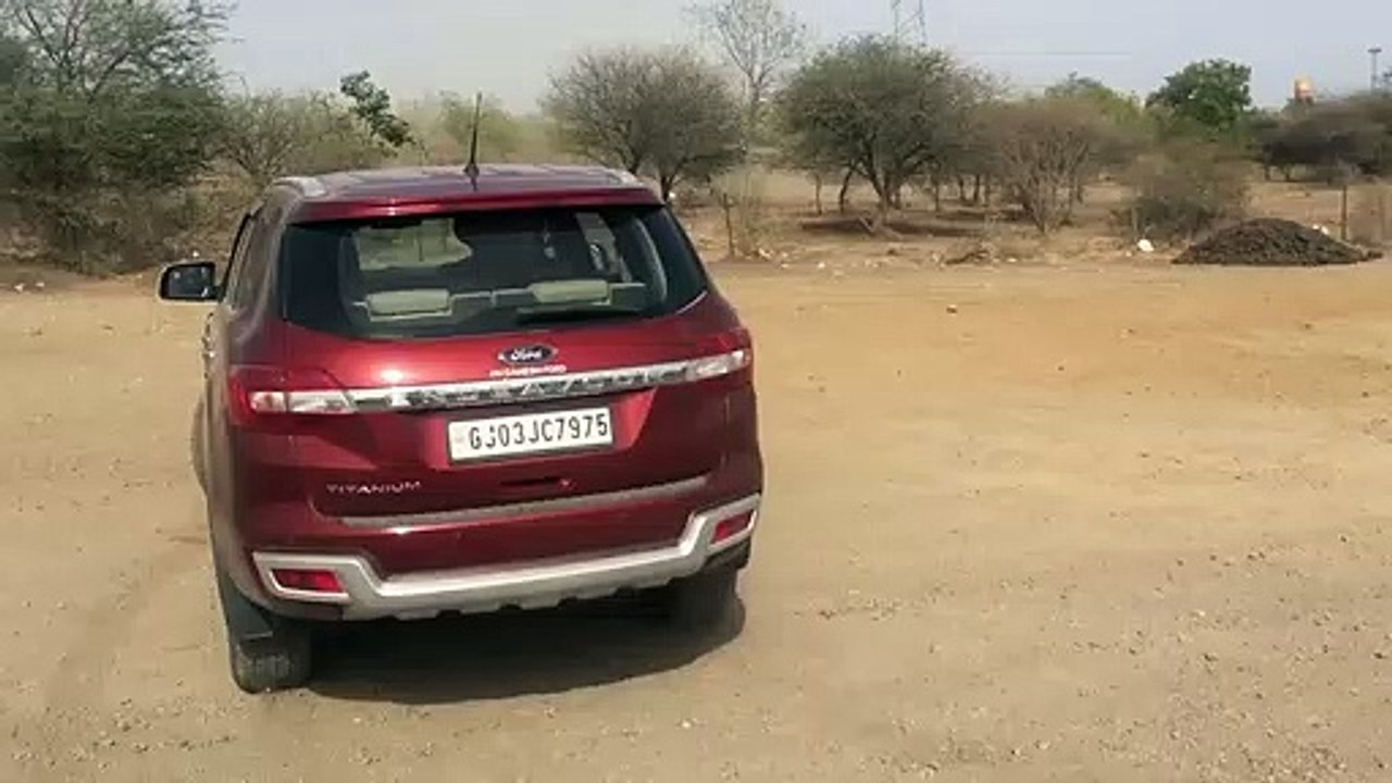 Ford endeavour off road test , live stunt video