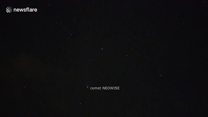 Amazing triple sighting on ISS, Starlink satellite and comet Neowise all at once