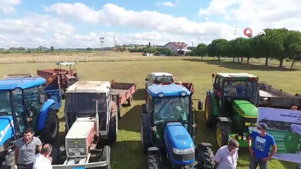Silivri’de çiftçiye ücretsiz çuval çuval tohumluk arpa dağıtıldı