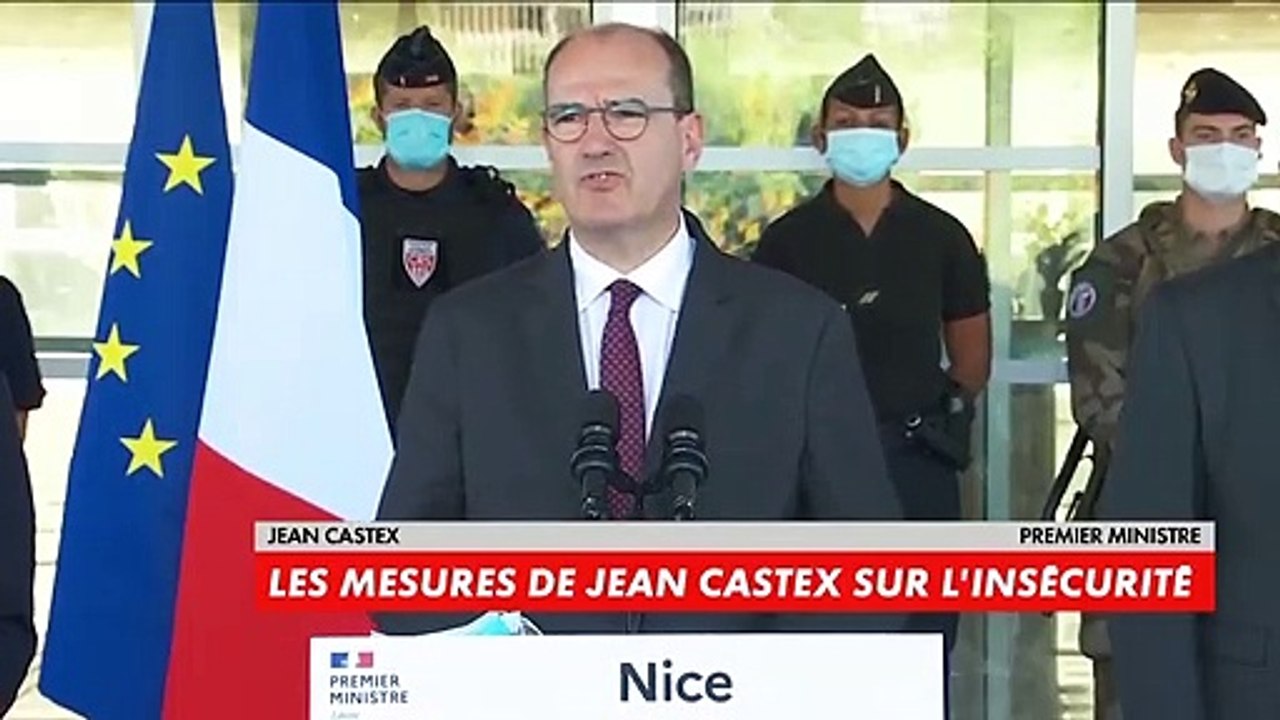 Jean Castex  à Nice :  «La seule loi qui vaille est celle de la loi républicaine et de l'État de droit»