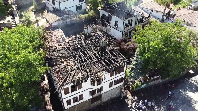 Safranbolu'da tarihi konaktaki yangın söndürüldü - KARABÜK