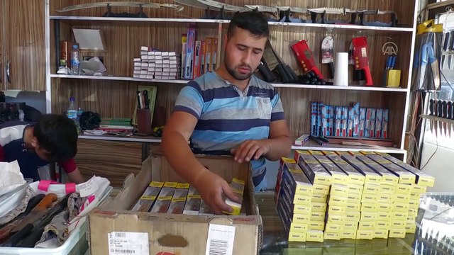 Afyonkarahisar'daki bıçakçılarda Kurban Bayramı öncesi yoğun mesai