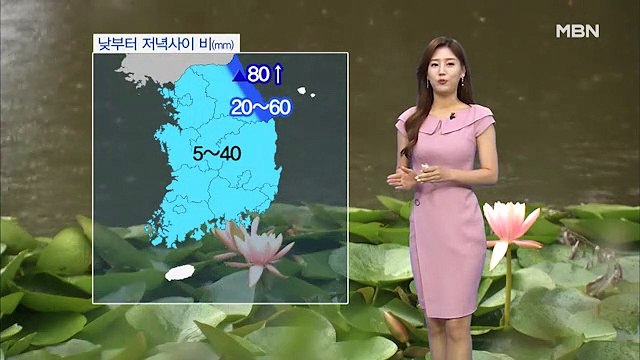 낮부터 저녁사이 곳곳 비…한낮 30도 안팎 더위