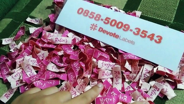 WA 0858-5009-3543 Pembuatan Label Baju, Contoh Label Kaos, Harga Membuat Label Baju