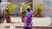 VIRAL! Sonu Sood bows down to woman who performs martial streets on Pune streets
