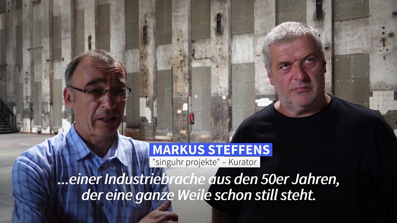 Bässe am Berghain: Klanginstallation in der Kesselhalle