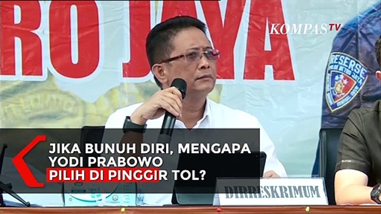 Mengapa Yodi Prabowo Bunuh Diri di Pinggir Tol? Ini Analisa Polisi