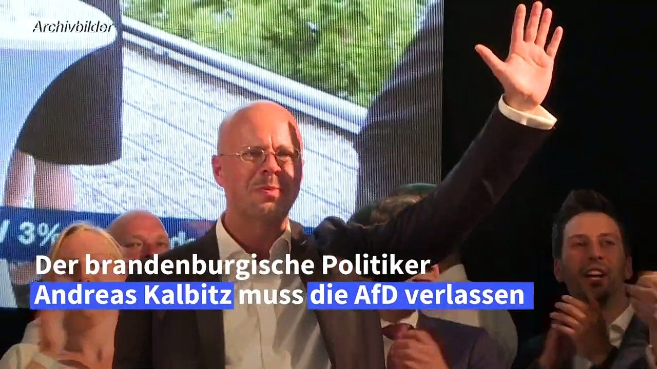 Kalbitz muss die AfD verlassen: Parteiausschluss bestätigt