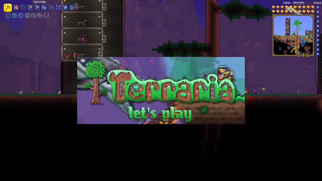 Terraria Let's Play 218: Bau der Turm-Zimmer