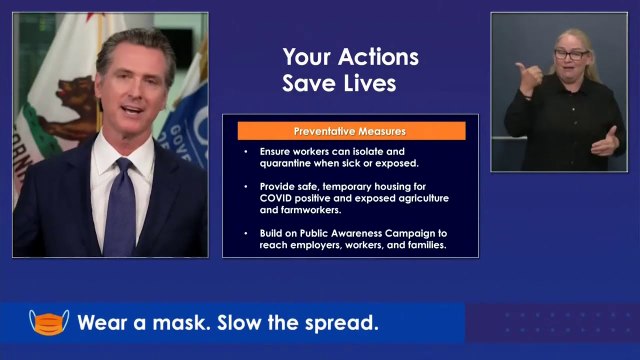 LIVE: California Governor Gavin Newsom provides a COVID-19 update