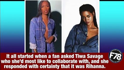#F78NEWS: #RihannaXTiwa: #TiwaSavage Is Really Pushing Hard For A #Rihanna Collaboration