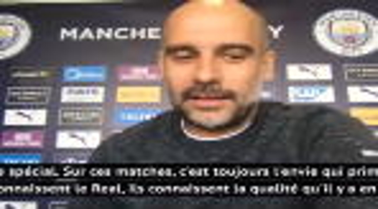 Huitièmes - Guardiola pique l'orgueil de ses joueurs : "Ils étaient assis devant leur télévision pour regarder le Real jouer les dernières finales"