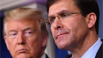 Sources Say Trump Is Fuming Over Esper's Ban Of Confederate Flag On US Military Bases