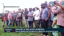 Jalan Nasional Terputus Diterjang Banjir di Bolaang Mongondow