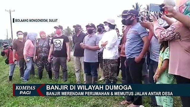 Jalan Nasional Terputus Diterjang Banjir di Bolaang Mongondow