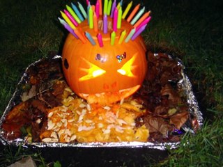 Handcrafted Carve Pumpkin for Halloween