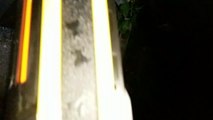 Bug-a-Salt fails to destroy a night garden pest, a black slug from 5 feet distance.  Product Review:  The Buggasalt salt shooter vs 4