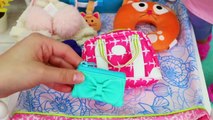 Baby Doll Packing Clothes in Suitcase for Vacation in the Bedroom!