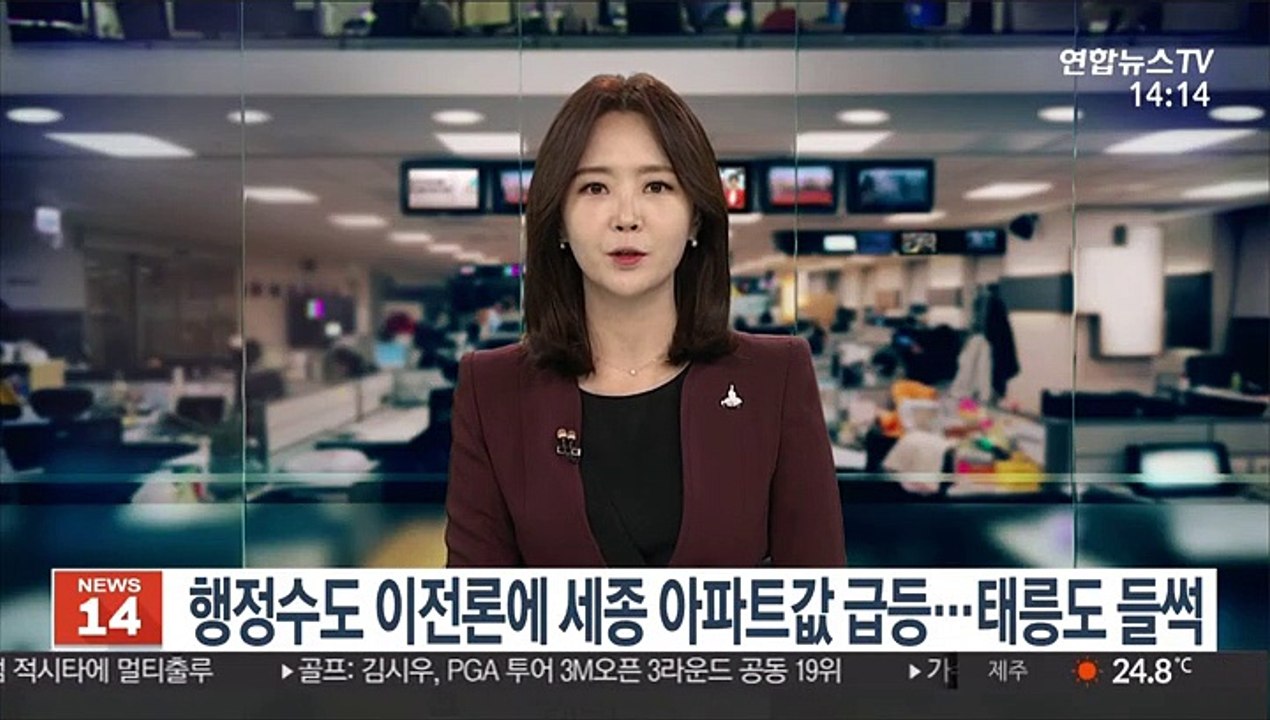 행정수도 이전론에 세종 아파트값 급등…태릉도 들썩