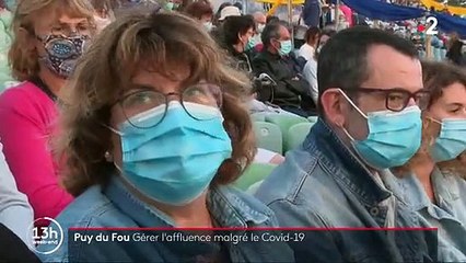 Download Video: Polémique Coronavirus - Alors que la loi limite à 5.000 les rassemblements, le Puy du Fou a accueilli 12.000 personnes vendredi soir pour un spectacle affirmant voir les autorisations