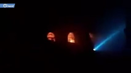 حريق ضخم في منطقة البزورية بدمشق القديمة