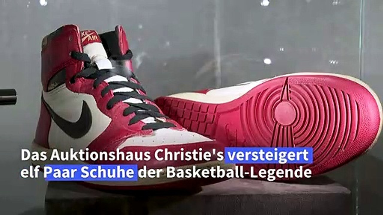 Basketballstiefel von Michael Jordan unter dem Hammer