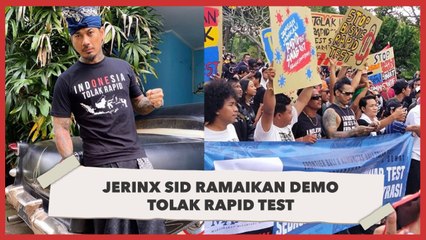 Tanpa Masker, Jerinx Demo Tolak Rapid dan Swab Test
