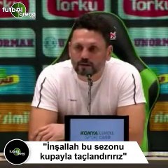 Erol Bulut: "İnşallah bu sezonu kupayla taçlandırırız"