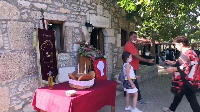 Rum Ortodoks cemaati üyeleri 'Aya Pareskevi Günü'nde buluştu - ÇANAKKALE