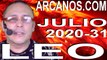 LEO JULIO 2020 ARCANOS.COM - Horóscopo 26 de julio al 1 de agosto de 2020 - Semana 31