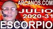 ESCORPIO JULIO 2020 ARCANOS.COM - Horóscopo 26 de julio al 1 de agosto de 2020 - Semana 31